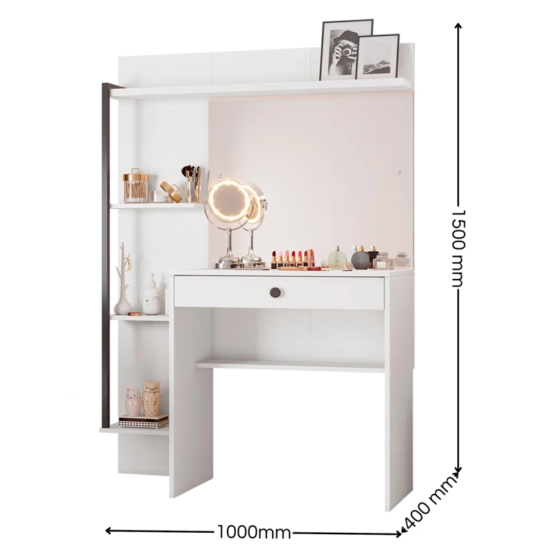 TOCADOR DI PORETTI DESIGN ENCANTO 1 CAJÓN BLANCO - 3