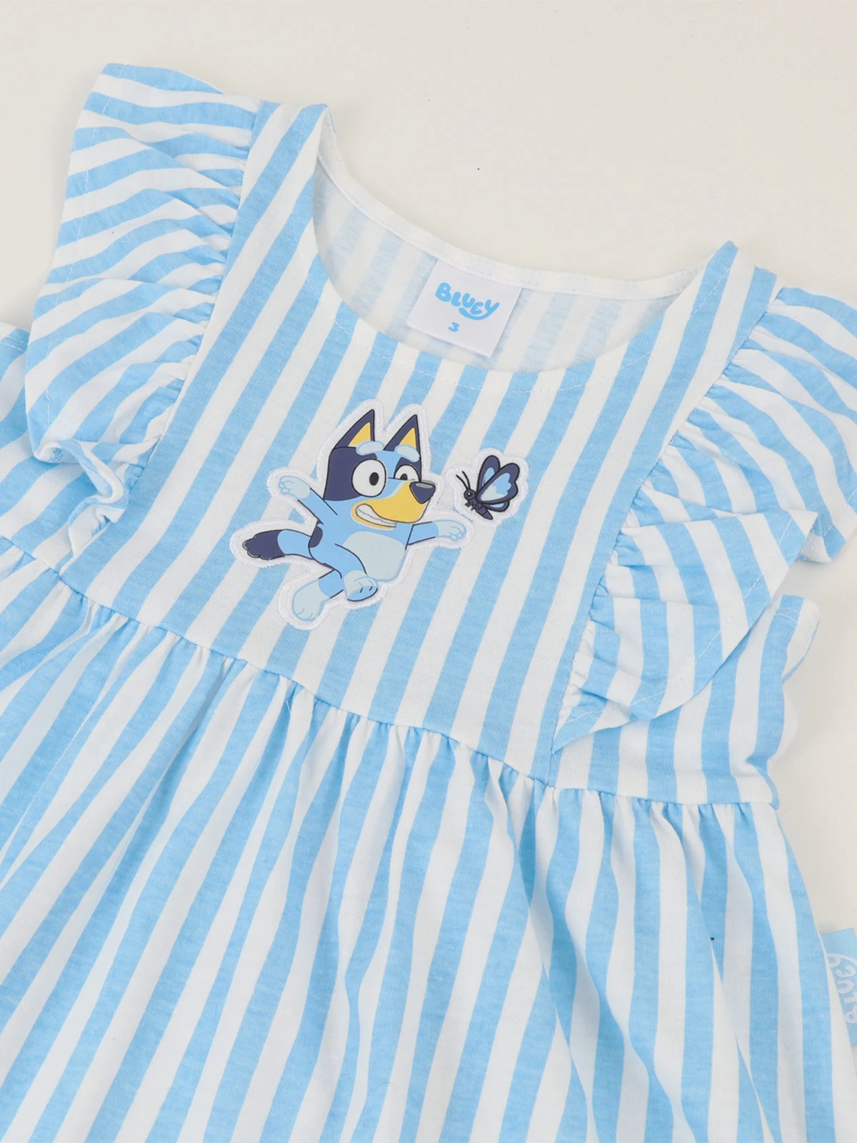VESTIDO NIÑA BLUEY MANGA CORTA - 3