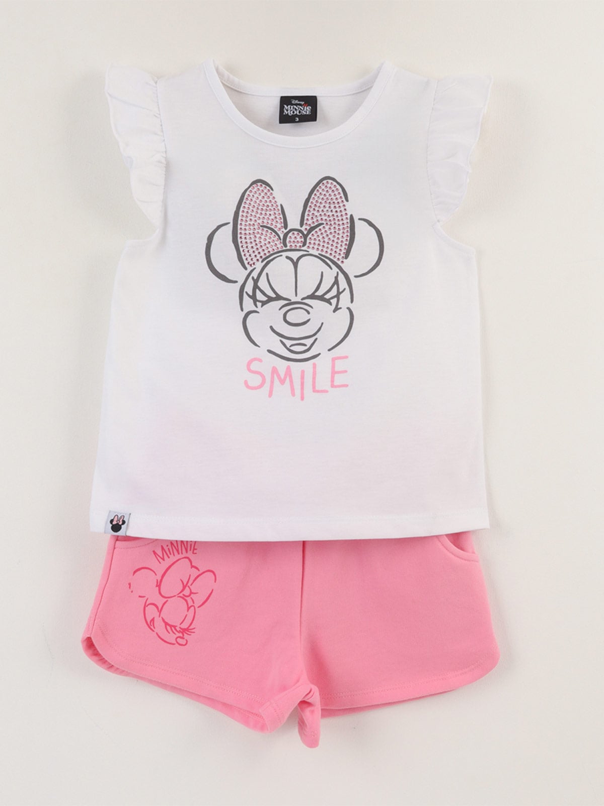 CONJUNTO DISNEY MINNIE MANGA CORTA - 1