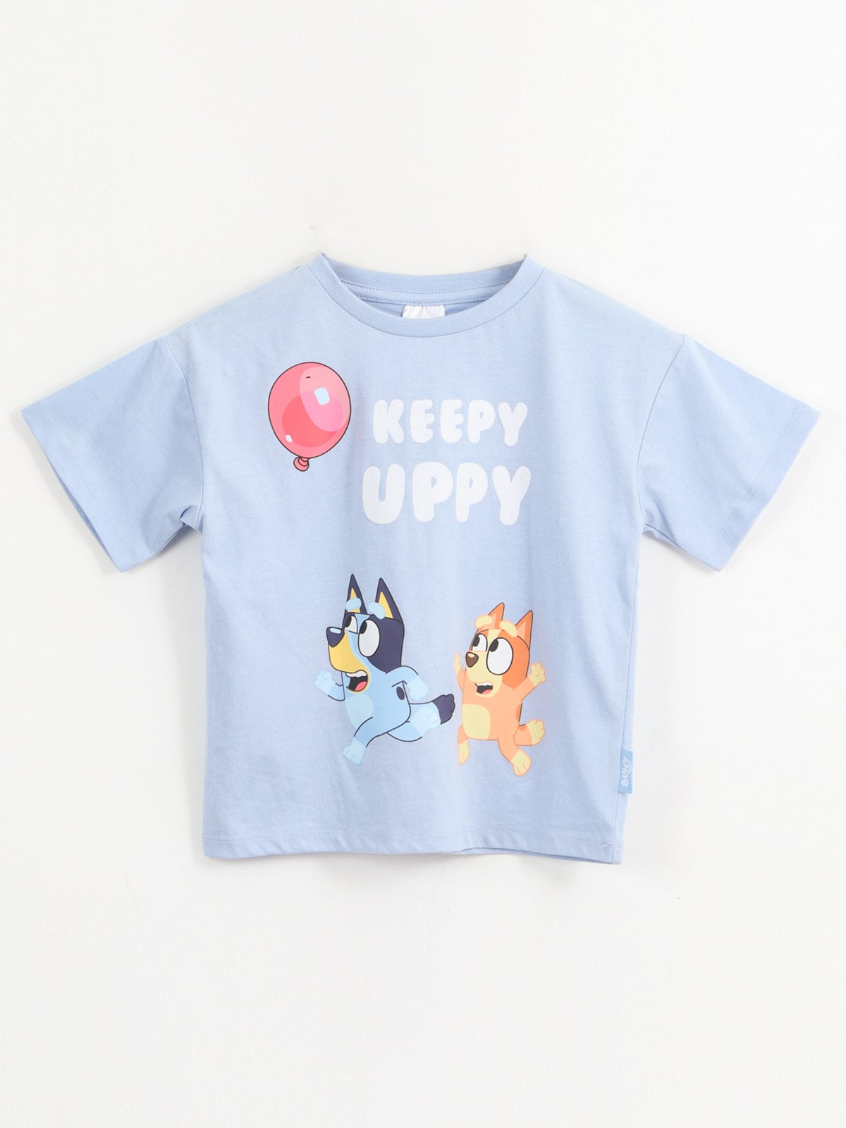 POLERA NIÑO BLUEY MANGA CORTA - 1