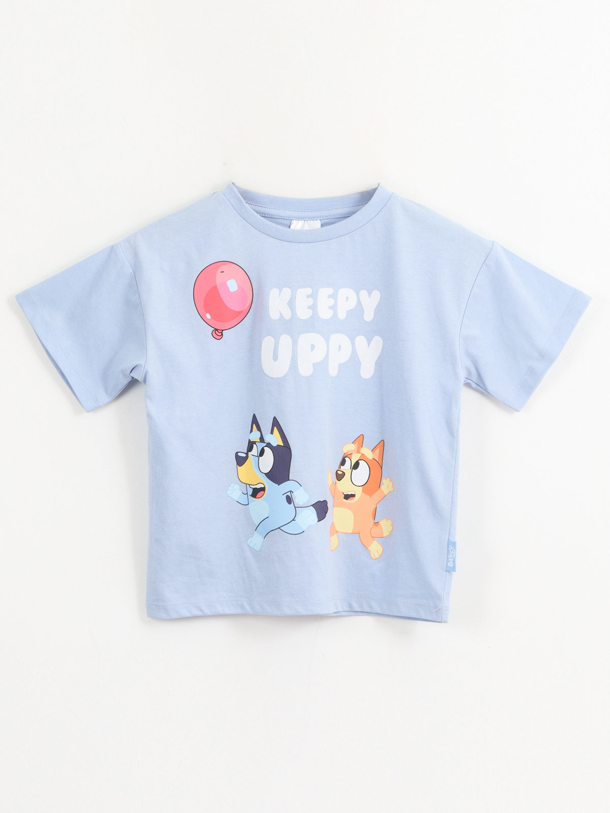 POLERA NIÑO BLUEY MANGA CORTA - 1