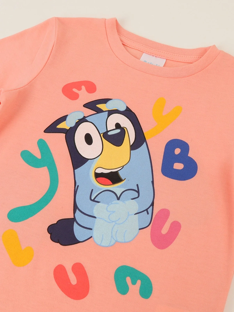 POLERA MANGA CORTA NIÑO BLUEY MESA - 3