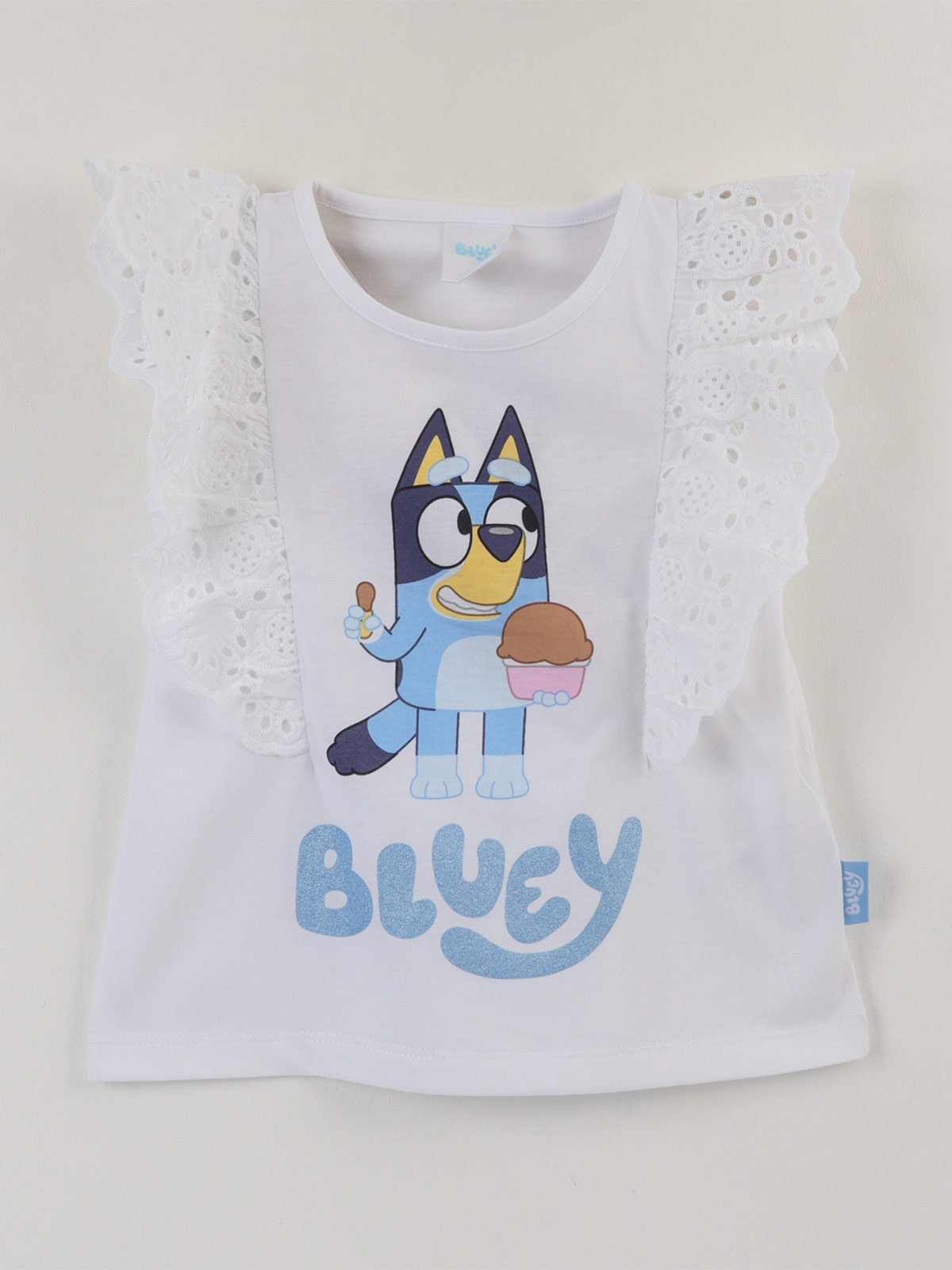 POLERA NIÑA BLUEY CUELLO REDONDO - 1
