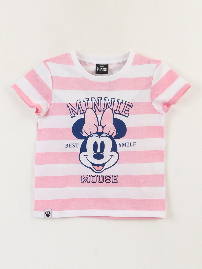 POLERA MANGA CORTA NIÑA MINNIE BEST SMILE - 1