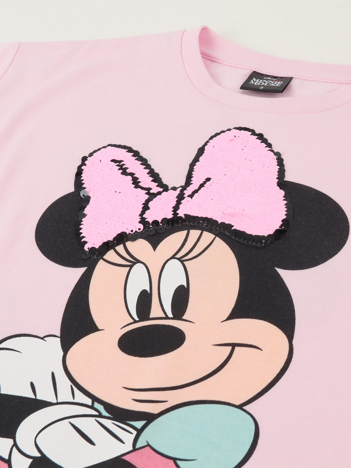 POLERA NIÑA MINNIE MANGA CORTA - 3