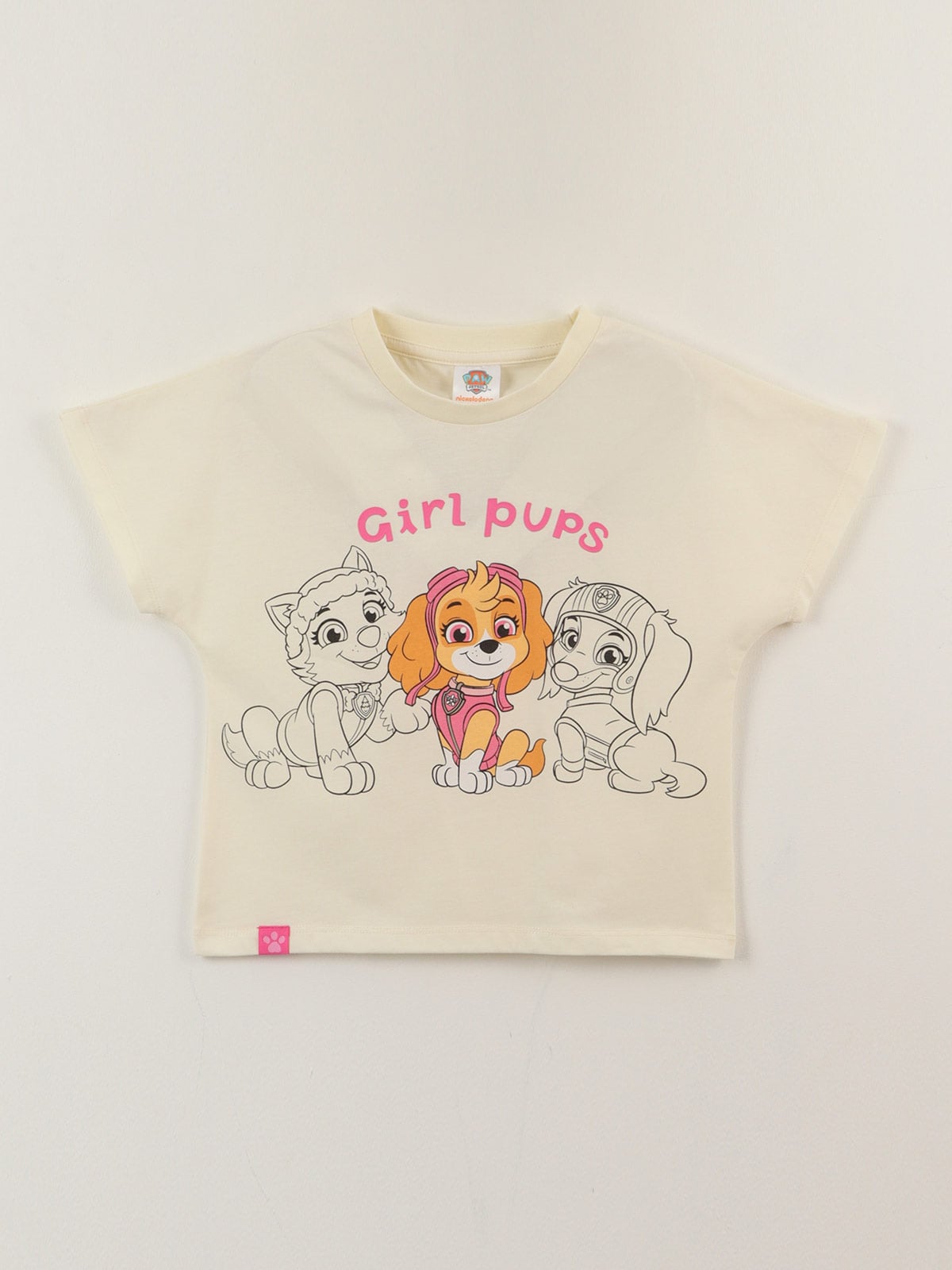 POLERA NIÑA PAW PATROL MANGA CORTA - 1
