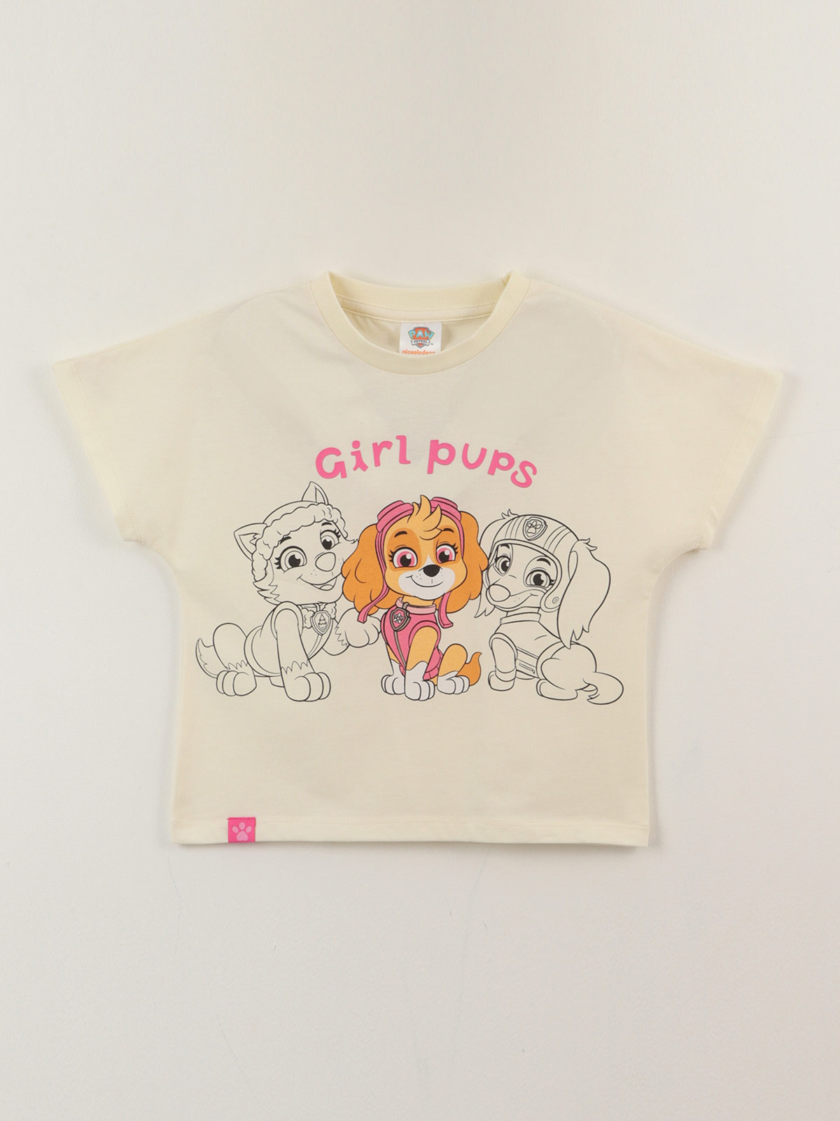 POLERA NIÑA PAW PATROL MANGA CORTA - 1