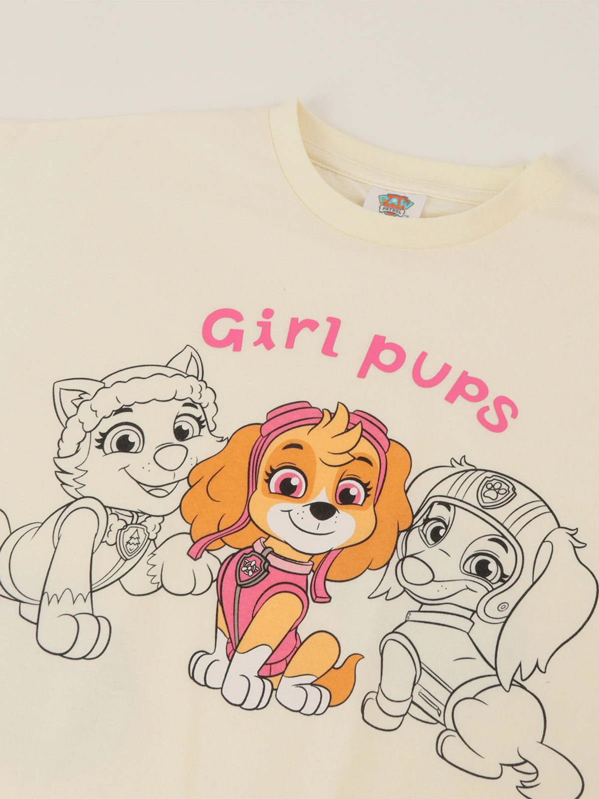 POLERA NIÑA PAW PATROL MANGA CORTA - 3