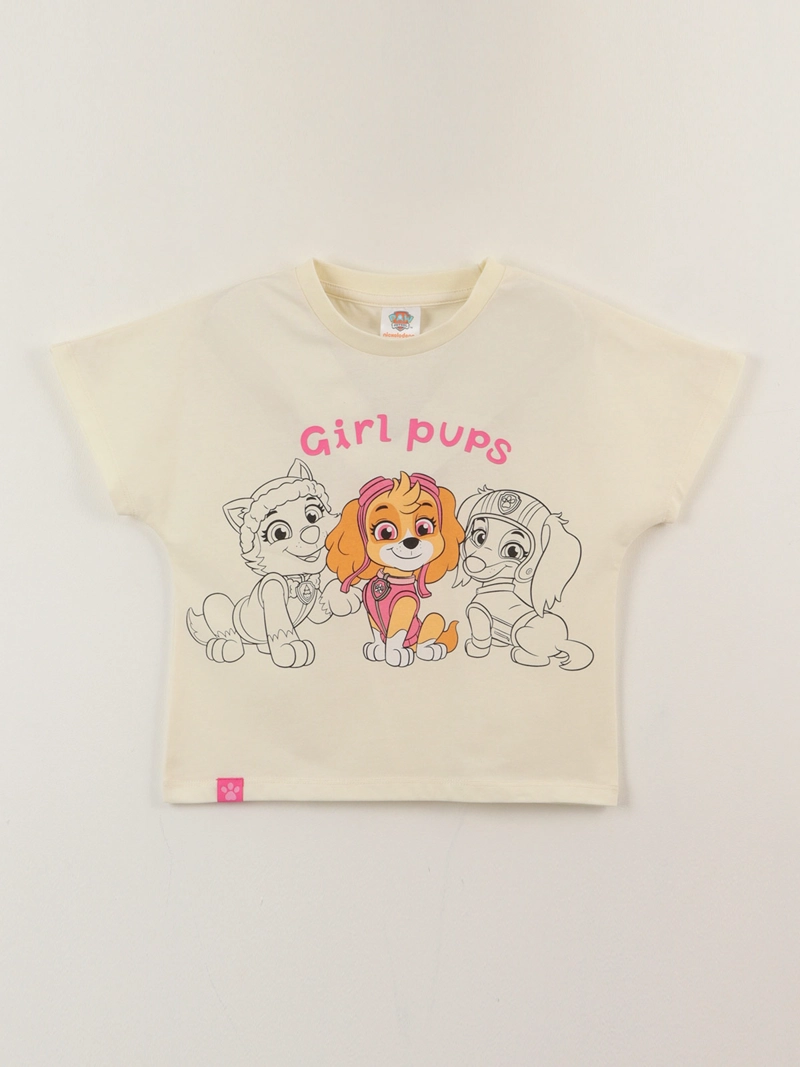POLERA NIÑA PAW PATROL MANGA CORTA - 1