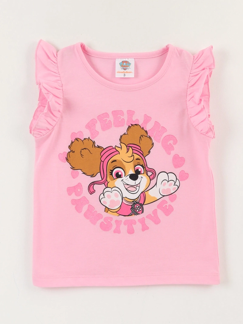 POLERA NIÑA PAW PATROL SIN MANGAS - 1