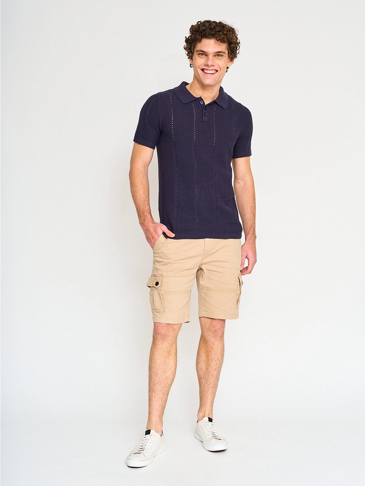 BERMUDA HOMBRE AEROPOSTALE CARGO ALGODÓN - 4
