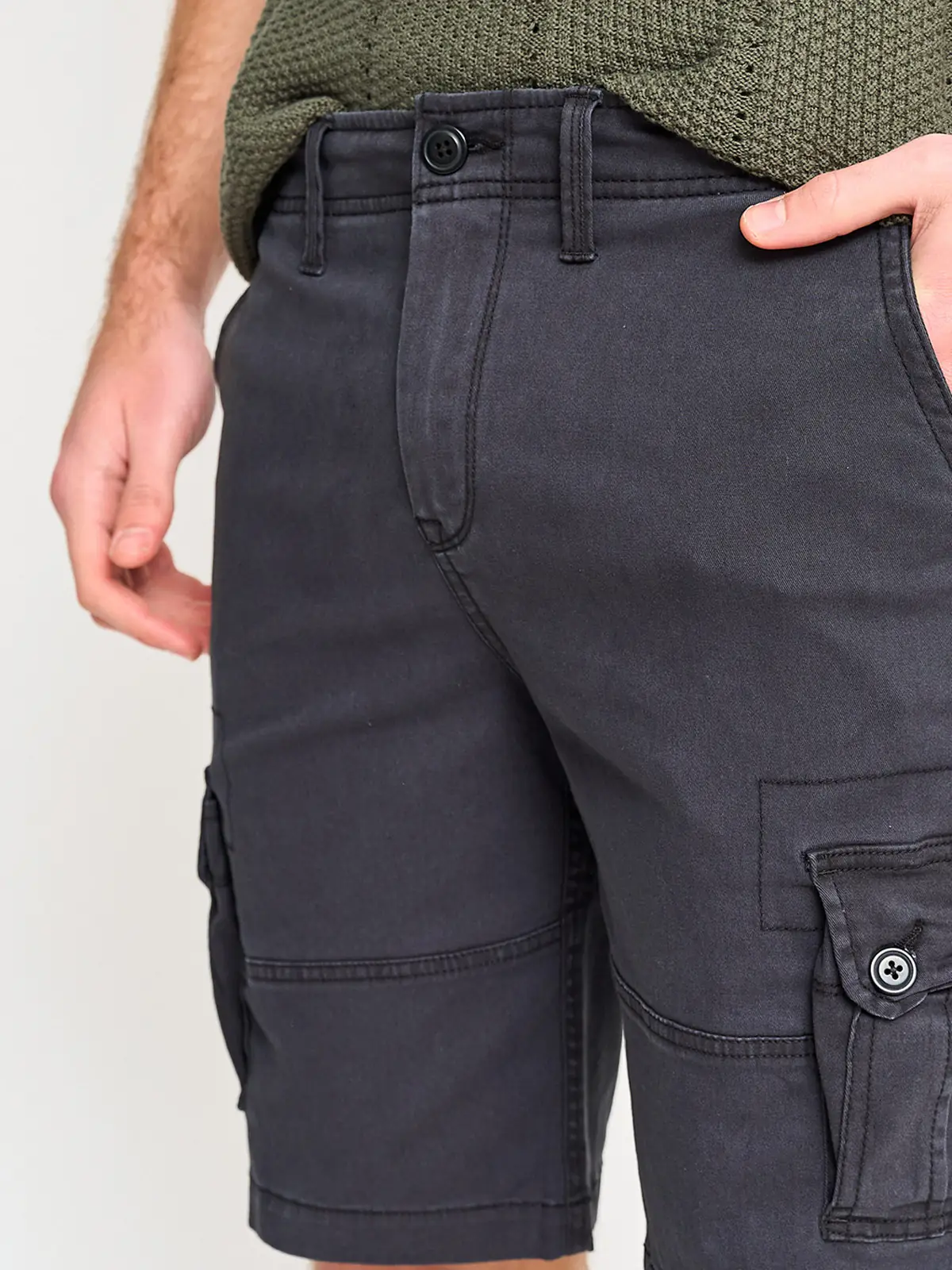 BERMUDA HOMBRE AEROPOSTALE CARGO ALGODÓN - 3