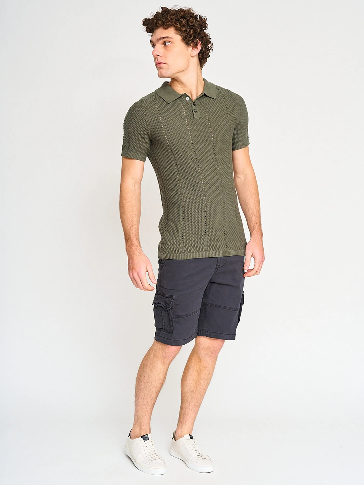 BERMUDA HOMBRE AEROPOSTALE CARGO ALGODÓN - 4