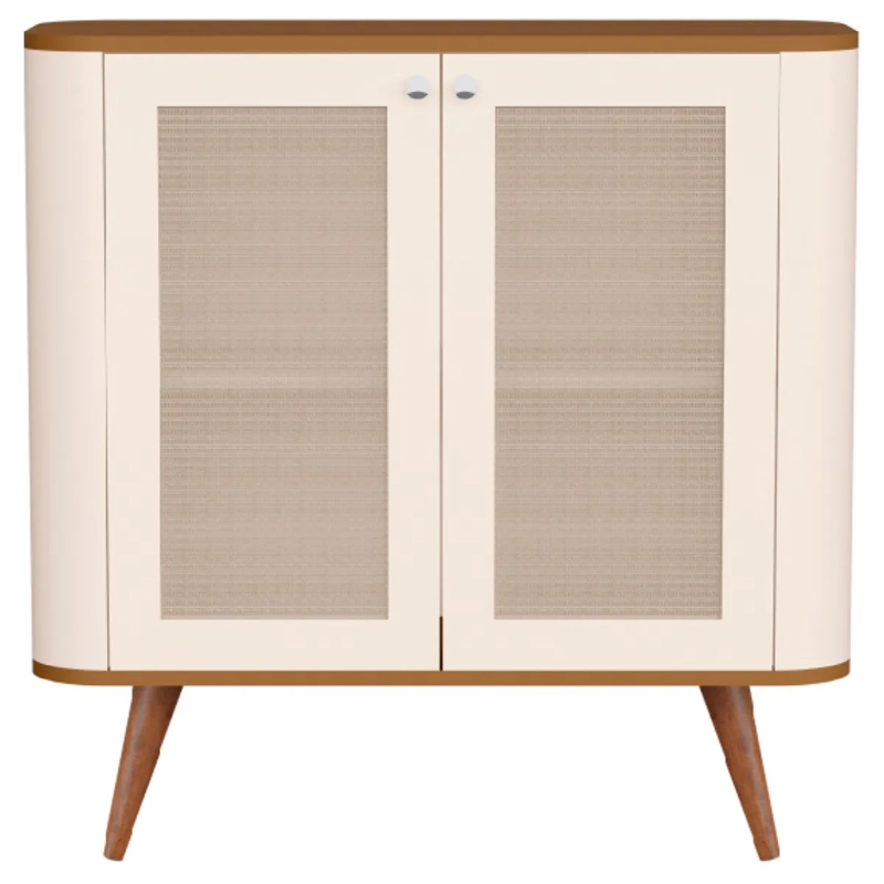 BUFFET BE DESIGN NEON PERLA 4 PUERTAS CARAMELO