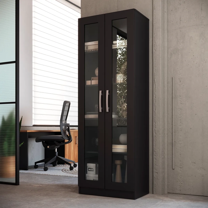 ARMARIO BE DESIGN EMOVELL 2 PUERTAS NEGRO - 4