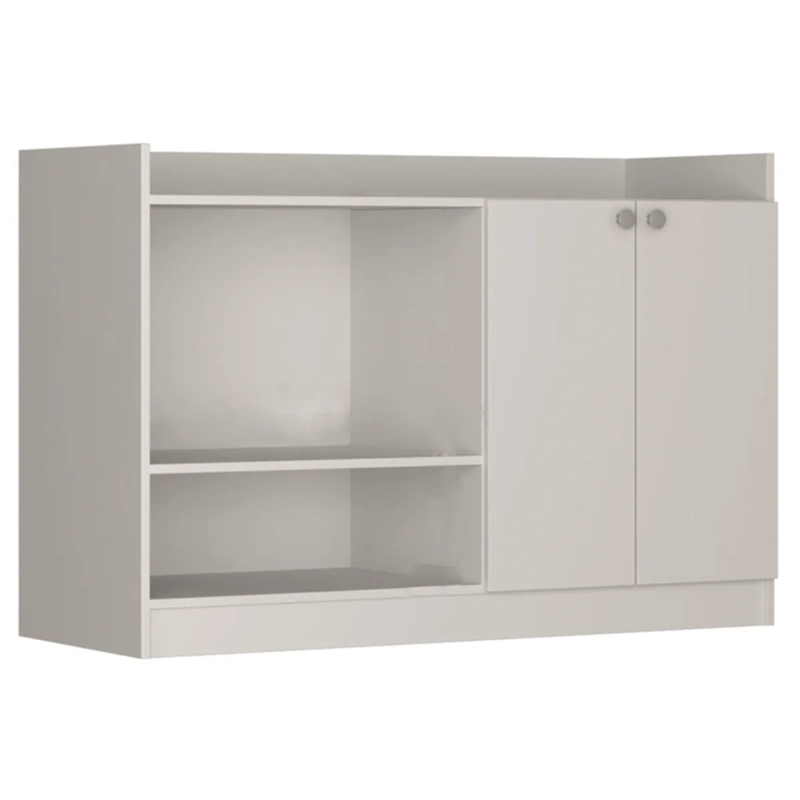MUEBLE COCINA BE DESIGN 2 ESPACIOS 2 PUERTAS BLANCO - 1