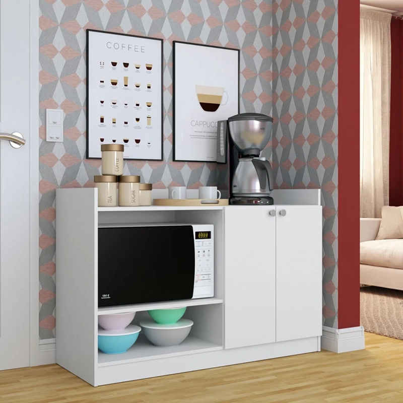 MUEBLE COCINA BE DESIGN 2 ESPACIOS 2 PUERTAS BLANCO - 4
