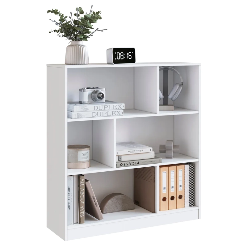 ESTANTE BE DESIGN EMOVELL 6 REPISAS MDP BLANCO - 2