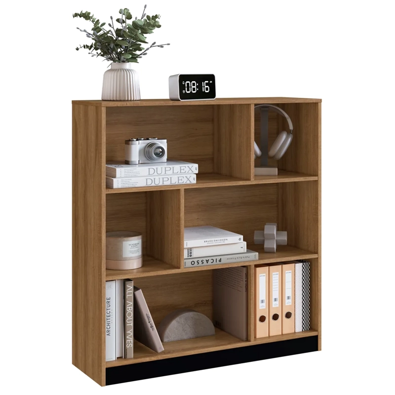 ESTANTE BE DESIGN EMOVELL 6 REPISAS MDP MIEL - 2
