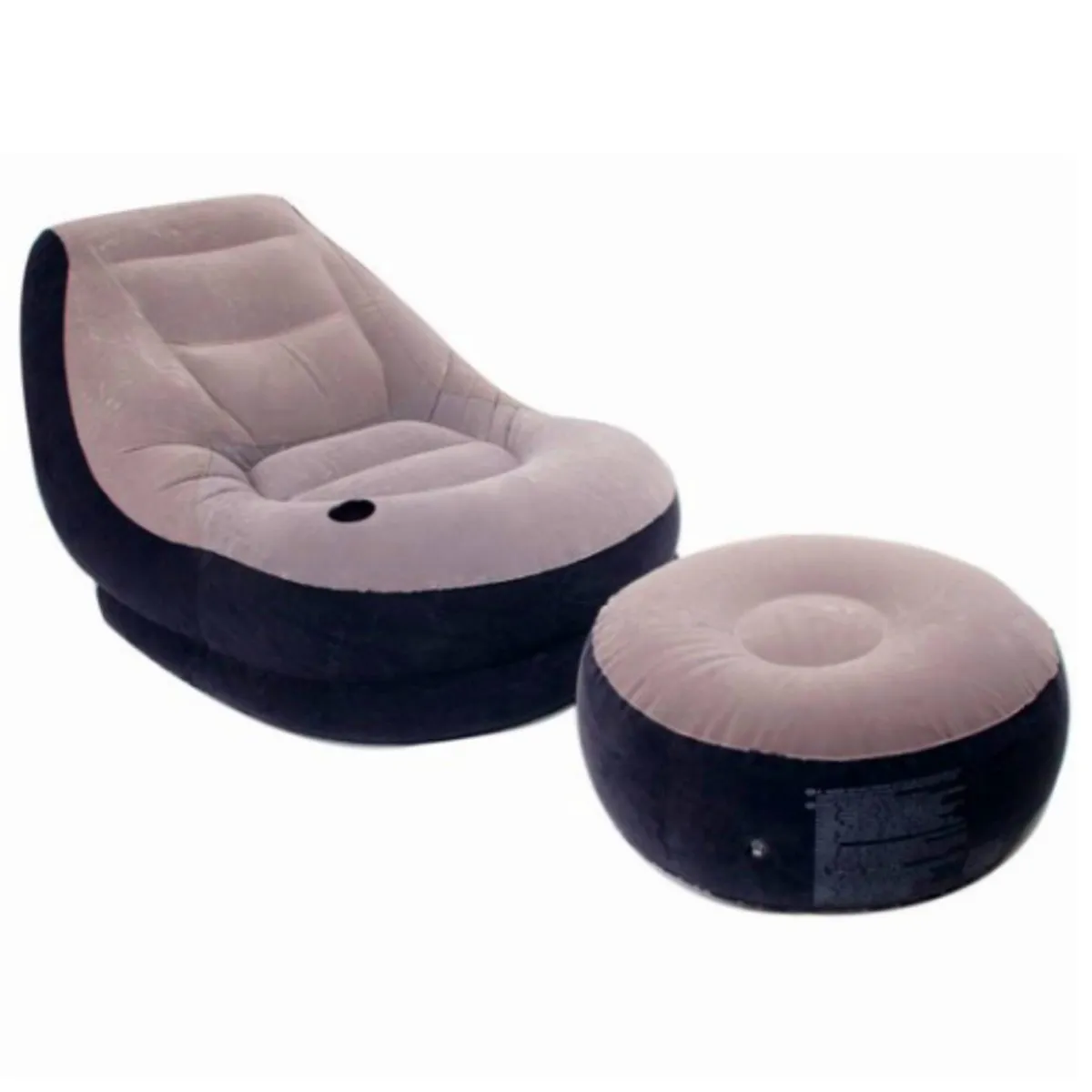 SILLÓN BE DESIGN INFLABLE RELAX LIVE SPORT+POSA PIES AZUL