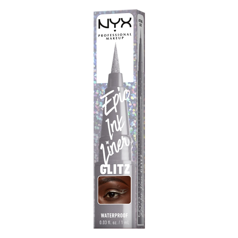 DELINEADOR DE OJOS NYX PROFESSIONAL MAKE UP EPIC INK GLITZ FLASHY FLARE - 5