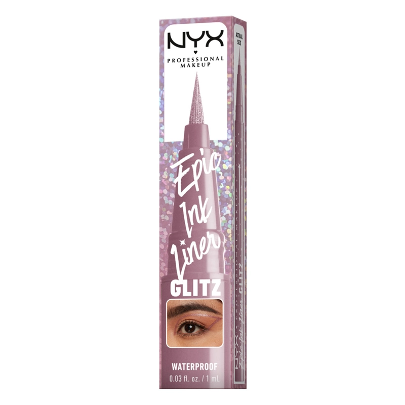 DELINEADOR DE OJOS NYX  PROFESSIONAL MAKE UP EPIC INK GLITZ SHIMMER STITCH - 5