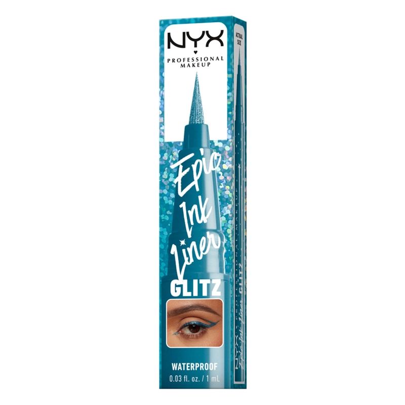 DELINEADOR DE OJOS NYX  PROFESSIONAL MAKE UP EPIC INK GLITZ TAPEREDTWINKLE - 5