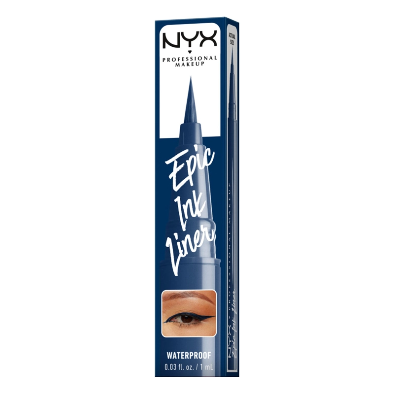 DELINEADOR DE OJOS NYX PROFESSIONAL MAKE UP  EPIC INK LNR MID NIGHT RISE - 5