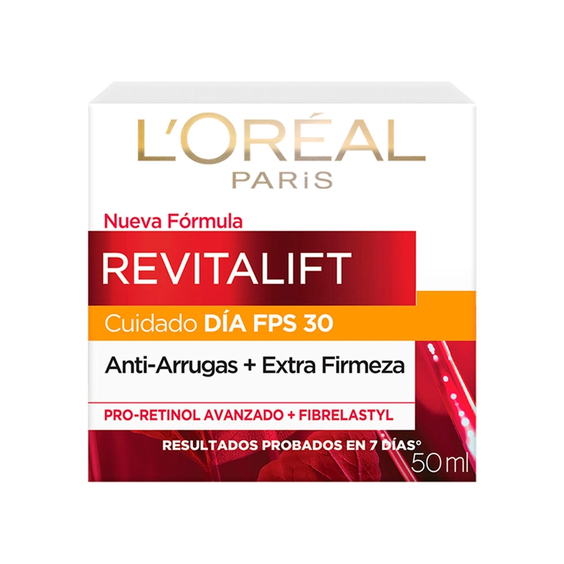RUTINA ANTIEDAD LOREAL SPF 30 REVITALIFT DÍA 50 ML + NOCHE 50 ML - 6
