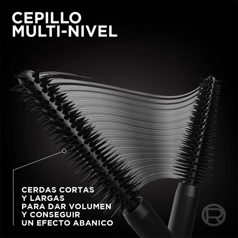 MÁSCARA DE PESTAÑAS LOREAL VOL PANORAMA BLACKEST BLACK - 4