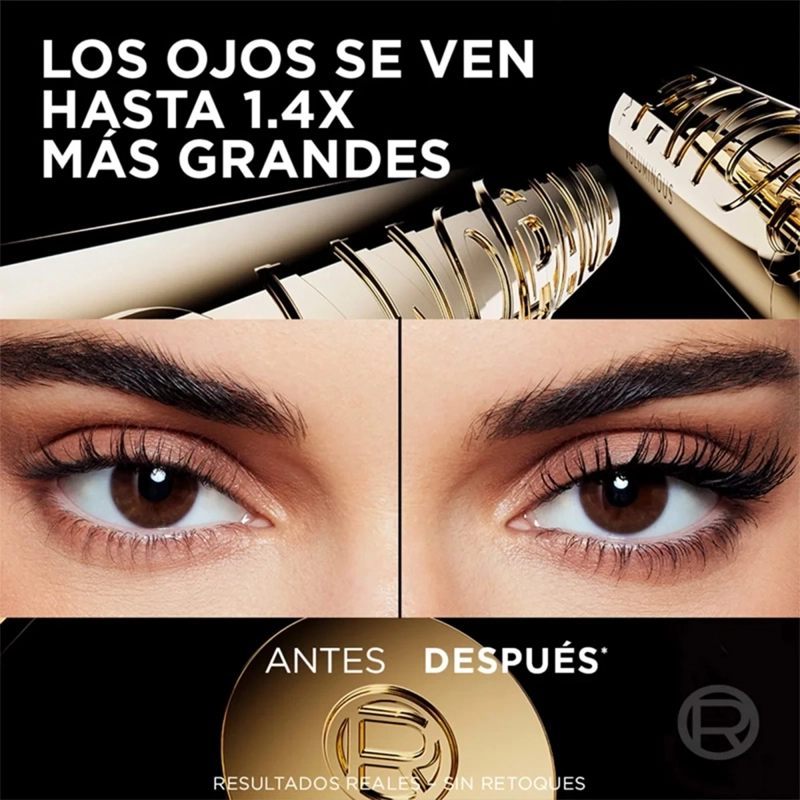 MÁSCARA DE PESTAÑAS LOREAL VOL PANORAMA BLACKEST BLACK - 5