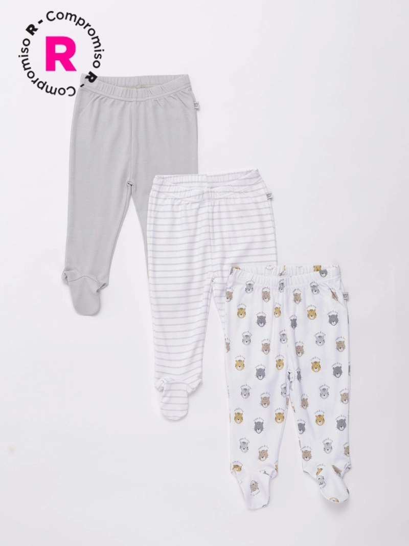 PACK X3 ROPA INTERIOR ALGODÓN NIÑO BABY HARVEST  - 1