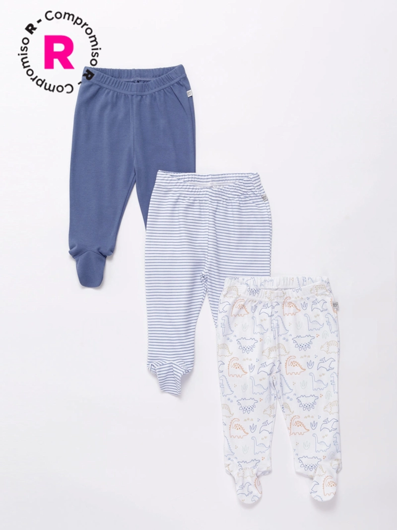 PACK X3 ROPA INTERIOR ALGODÓN NIÑO BABY HARVEST  - 1