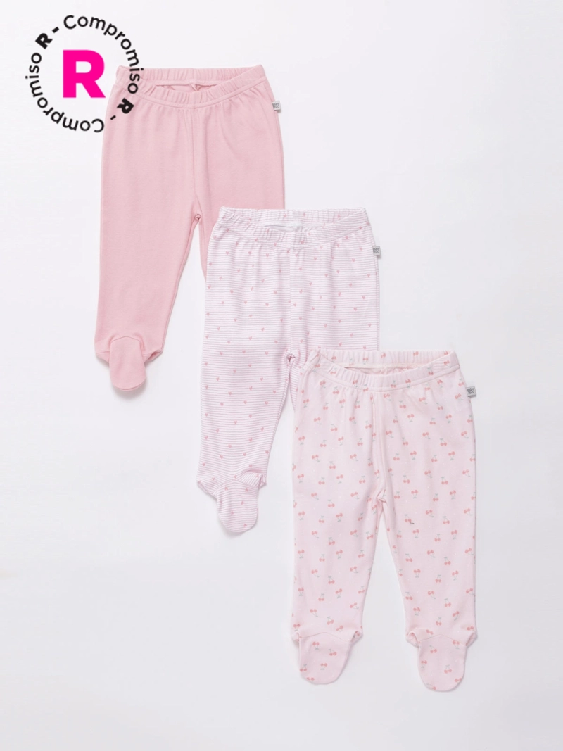 PACK X3 ROPA INTERIOR ALGODÓN NIÑA BABY HARVEST  - 1
