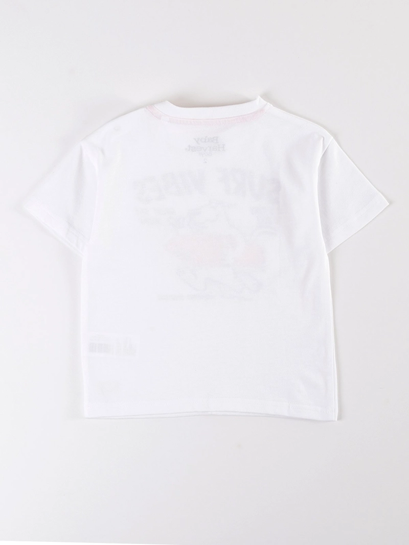 POLERA NIÑO BABY HARVEST ESTAMPADA CON FRASE NEON - 2