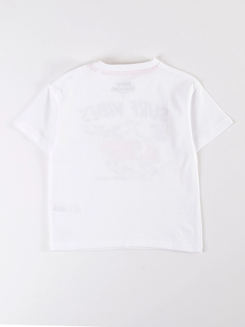 POLERA NIÑO BABY HARVEST ESTAMPADA CON FRASE NEON - 2