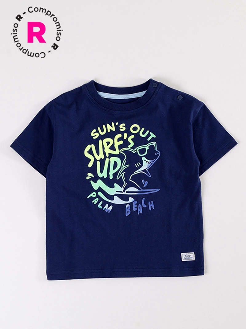 POLERA NIÑO BABY HARVEST ESTAMPADA CON FRASE NEON - 1