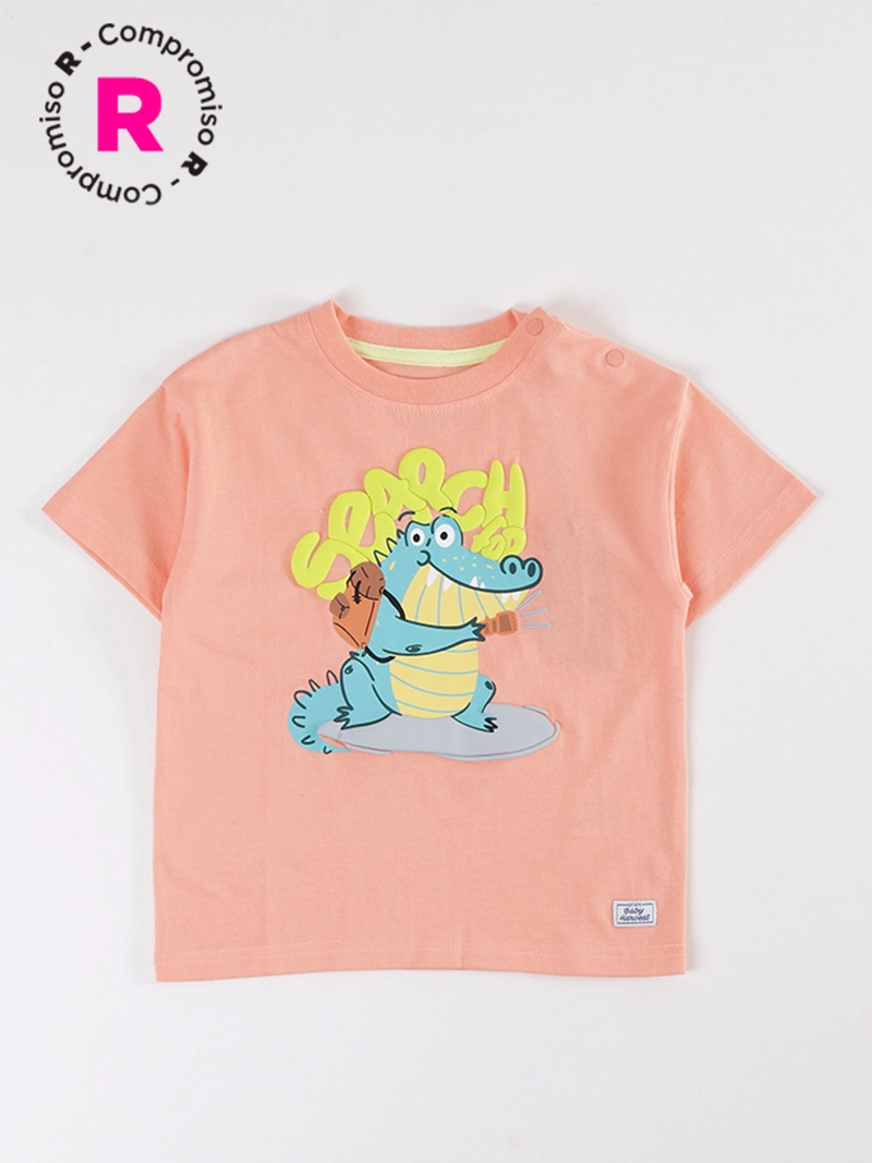 POLERA NIÑO BABY HARVEST ESTAMPADA CON FRASE NEON - 1