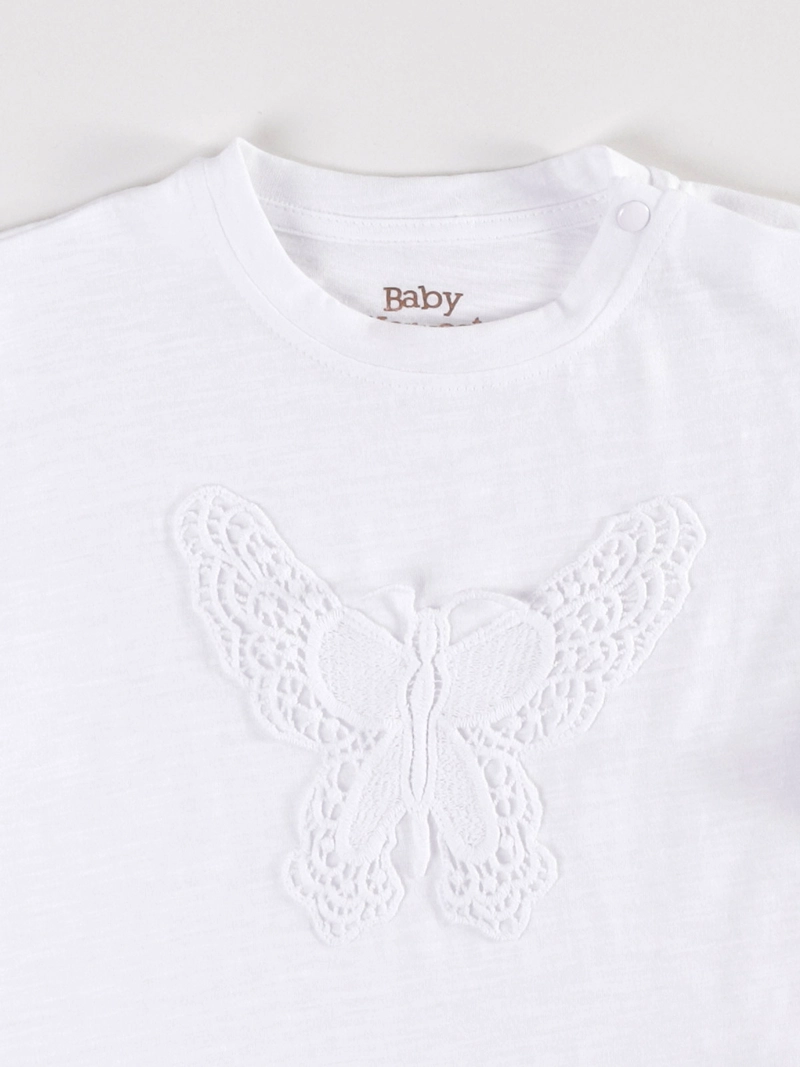 POLERA NIÑA BABY HARVEST APLICACIÓN MARIPOSA - 3