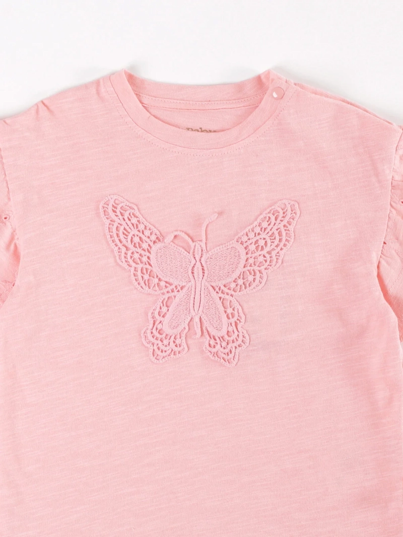 POLERA NIÑA BABY HARVEST APLICACIÓN MARIPOSA - 3
