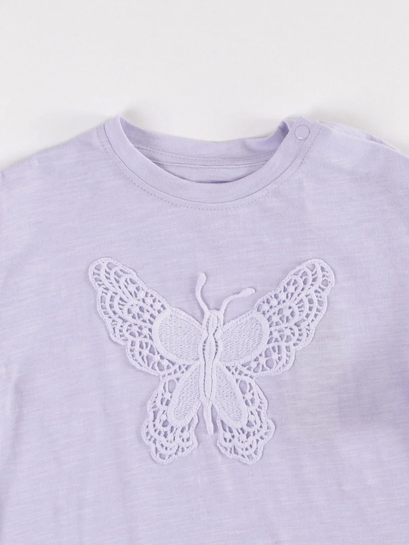 POLERA NIÑA BABY HARVEST APLICACIÓN MARIPOSA - 3