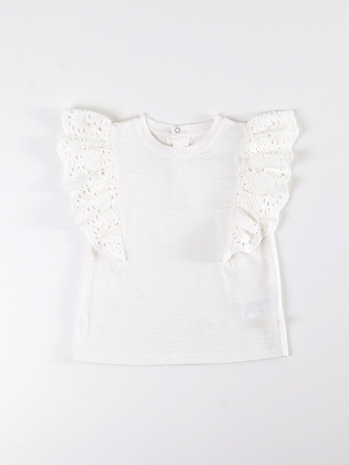 POLERA MANGA CORTA NIÑA BABY HARVEST BRODERIE - 1