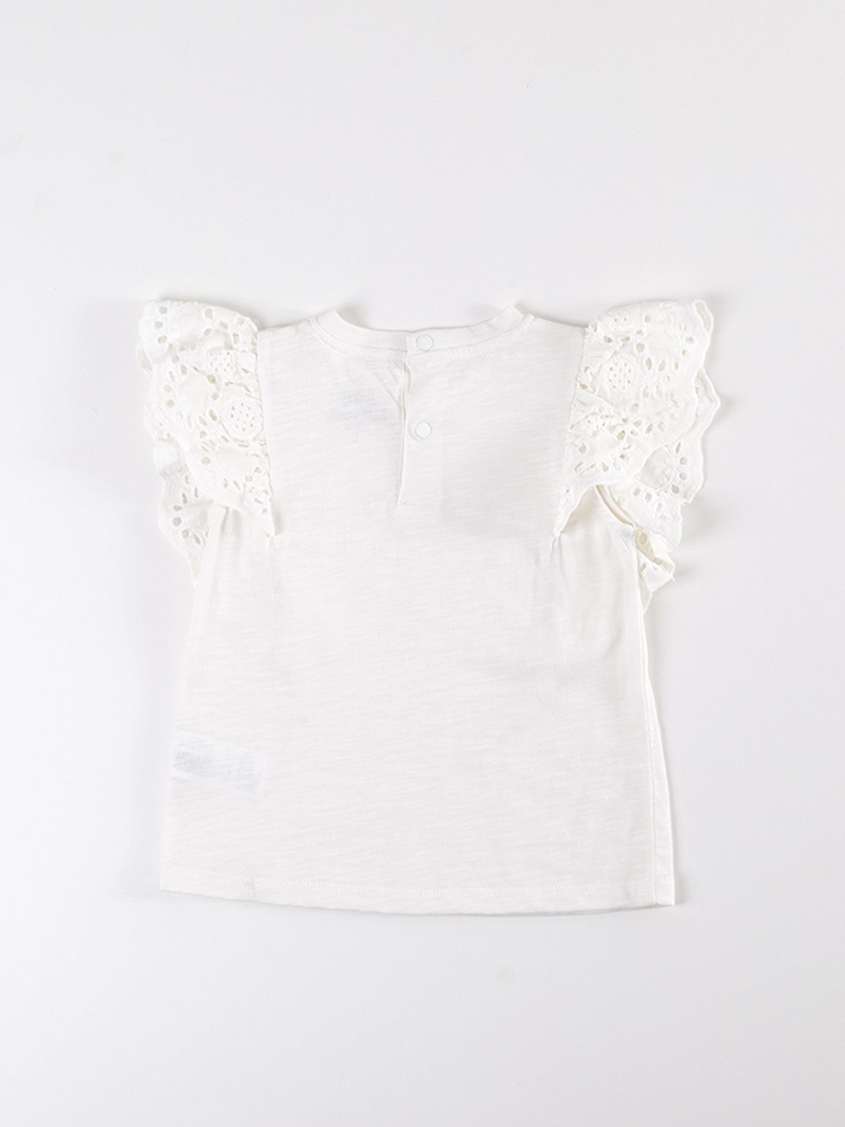 POLERA MANGA CORTA NIÑA BABY HARVEST BRODERIE - 2