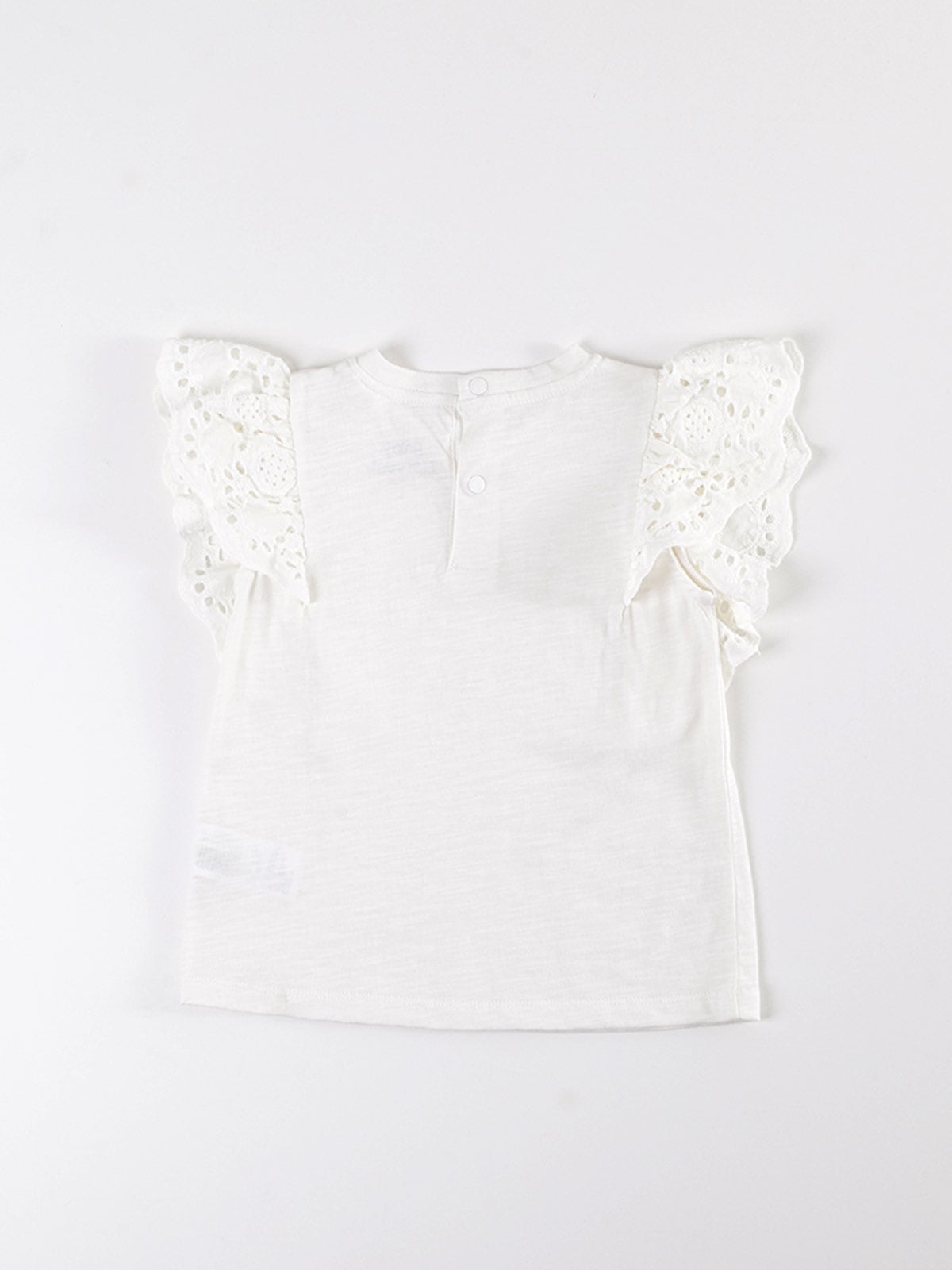 POLERA MANGA CORTA NIÑA BABY HARVEST BRODERIE - 2