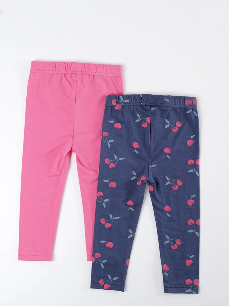 PACK CALZAS NIÑA BABY HARVEST LISA ESTAMPADO - 2