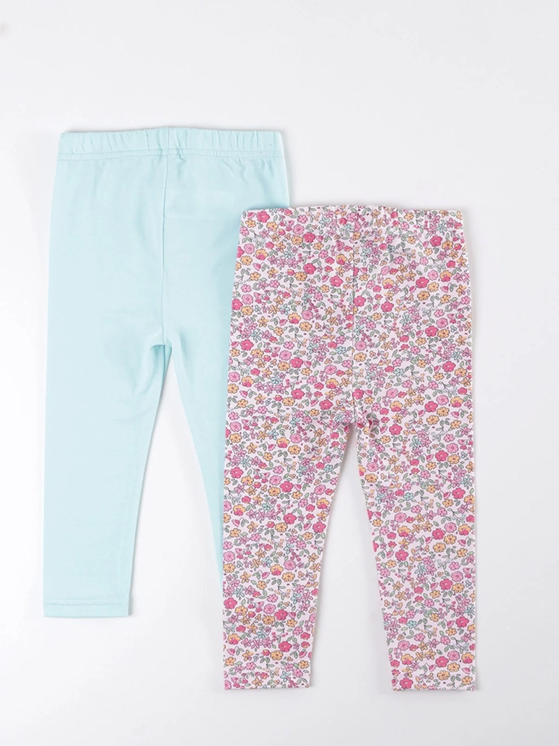 PACK CALZAS NIÑA BABY HARVEST LISA ESTAMPADO - 2