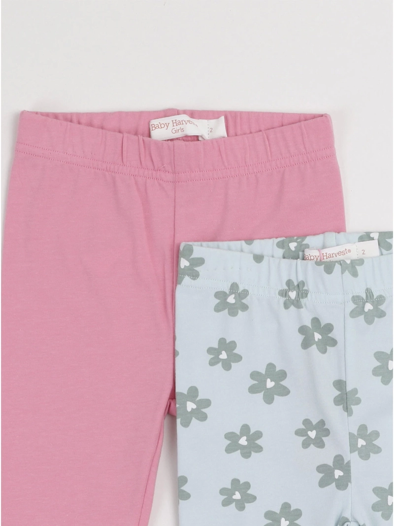 PACK CALZAS NIÑA BABY HARVEST LISA ESTAMPADO - 3