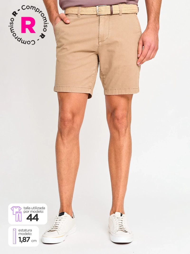 BERMUDA HOMBRE MARQUIS ALGODÓN CHINO - 1