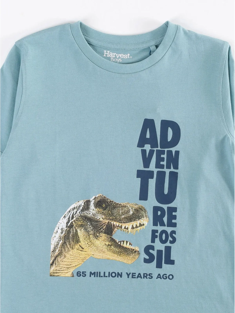 POLERA MANGA CORTA ALGODÓN NIÑO HARVEST - 3