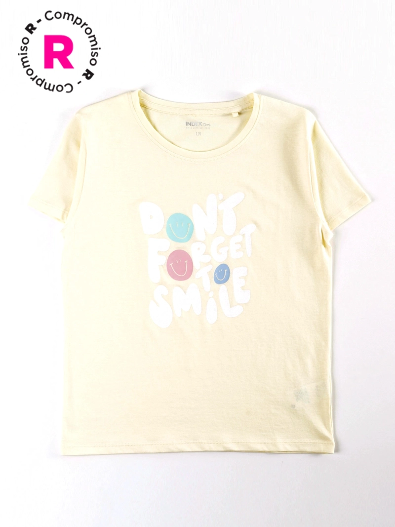 POLERA MANGA CORTA NIÑA INDEX PRINT - 1